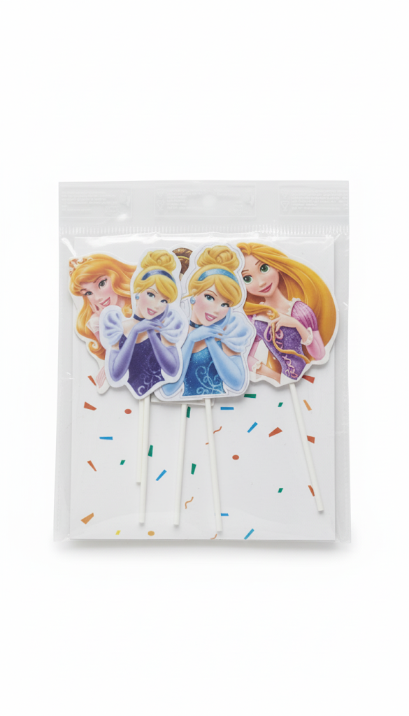 Cartoon Theme Topper – Fun Decorative Cake Accent | TPR218