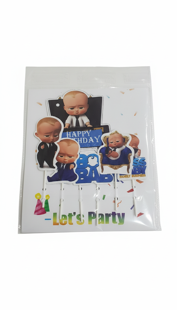 Cartoon Theme Topper – Fun Decorative Cake Accent | TPR218