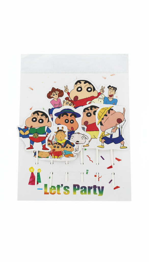Cartoon Theme Topper – Fun Decorative Cake Accent | TPR218
