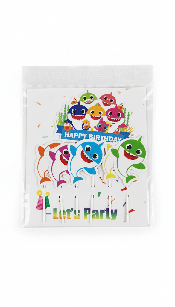 Cartoon Theme Topper – Fun Decorative Cake Accent | TPR218