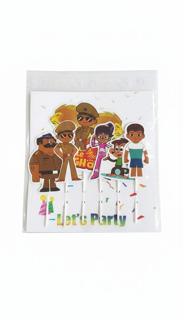 Cartoon Theme Topper – Fun Decorative Cake Accent | TPR218