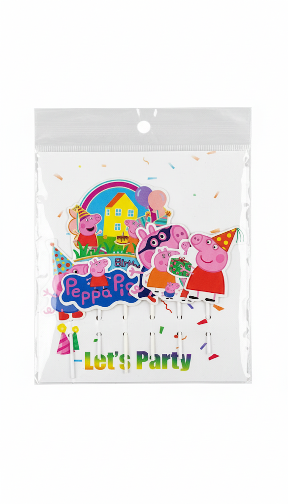 Cartoon Theme Topper – Fun Decorative Cake Accent | TPR218