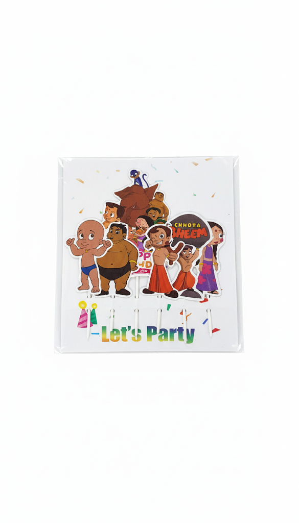 Cartoon Theme Topper – Fun Decorative Cake Accent | TPR218
