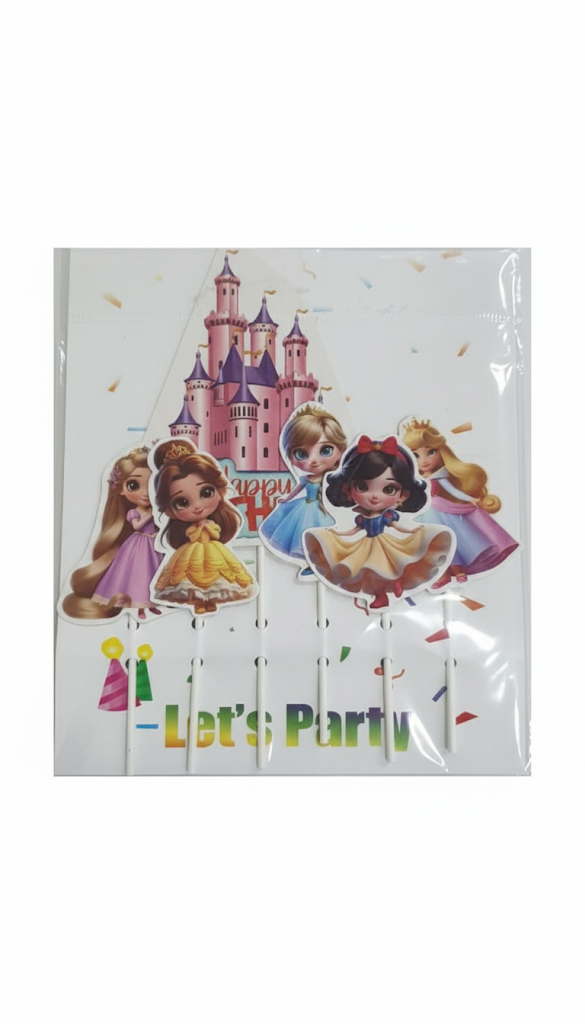 Cartoon Theme Topper – Fun Decorative Cake Accent | TPR218