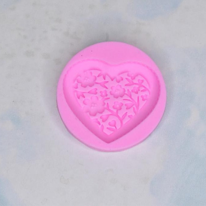Heart 3 Fondant Mould  FM016