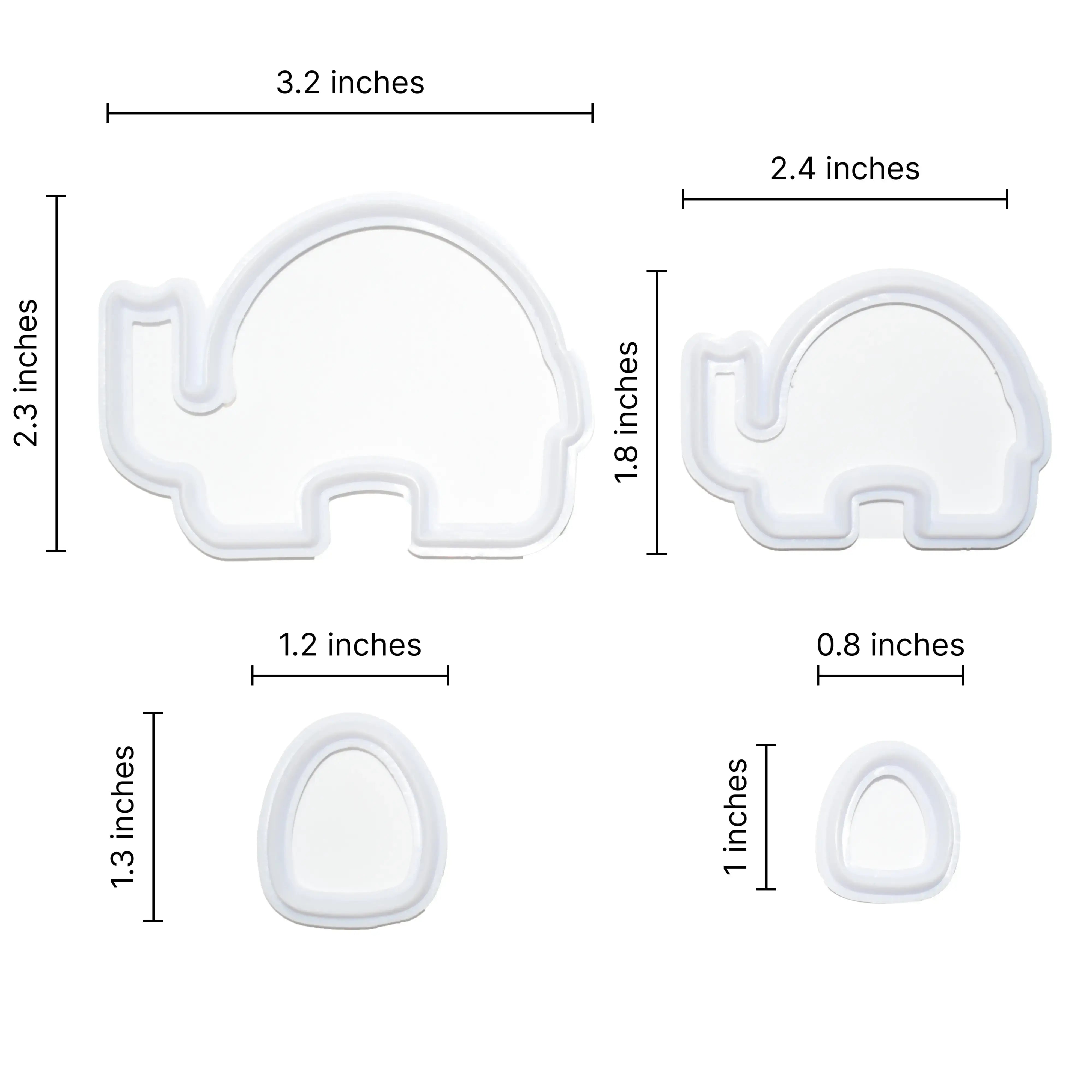 Elephant Fondant and Cookie Cutter Set CT121
