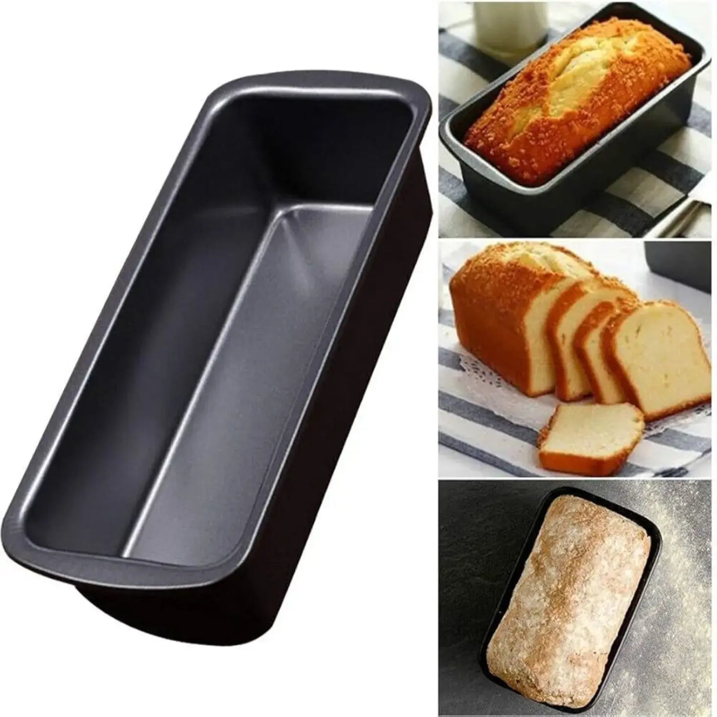 Black Loaf Mold Tin BT175