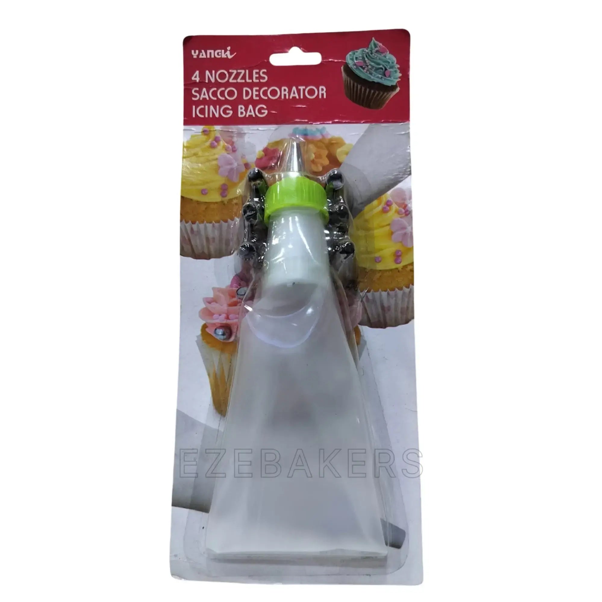 7 in 1 Cake Nozzles with Silicone Piping Bag – Essential Icing Set for Easy Cake Decorating | BT240