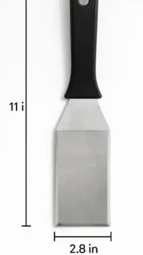 Narrow Stainless Steel Food Turner – 11 Inches | BT270