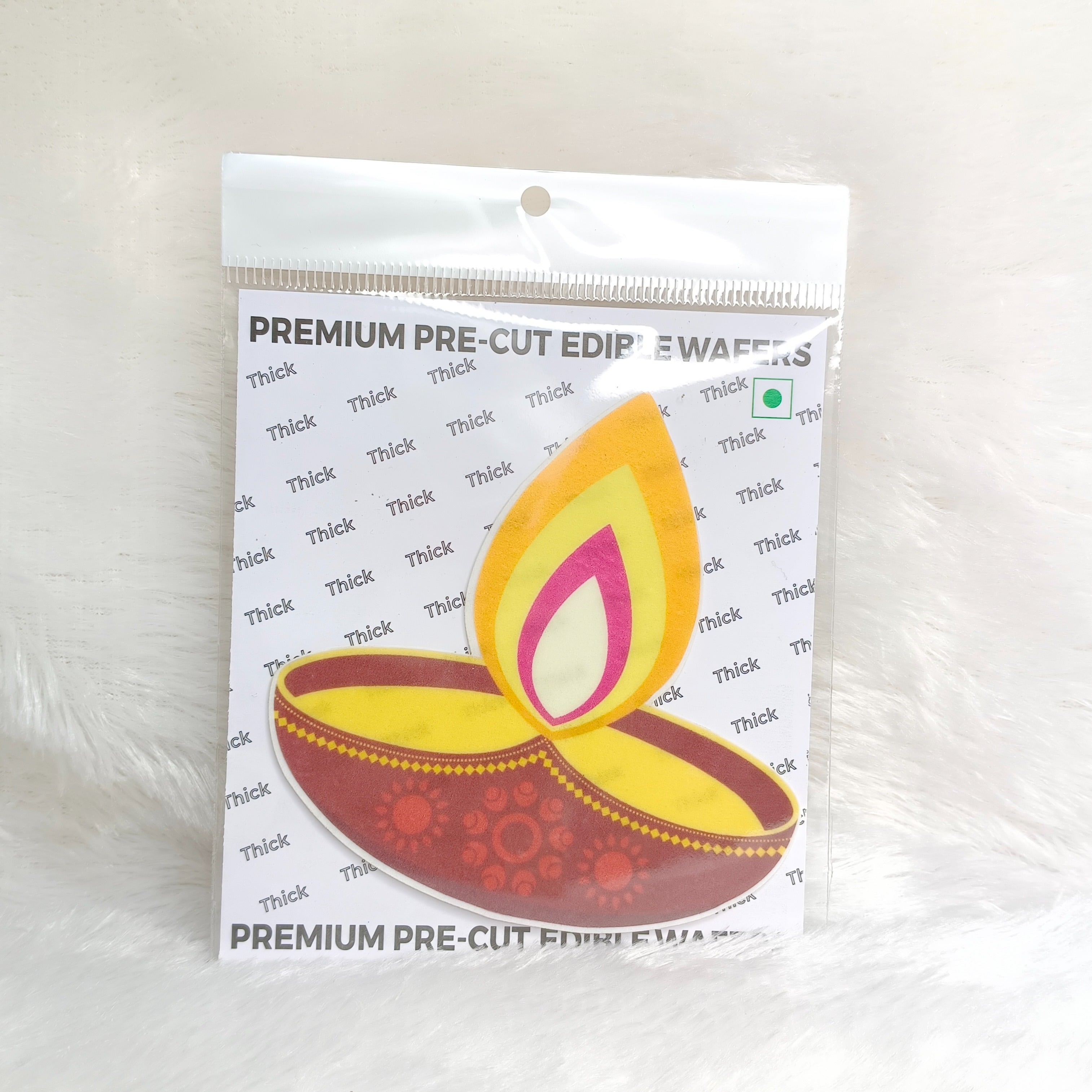 Diwali Edible Theme Topper Pre Cut Wafer Paper High Quality TPR036