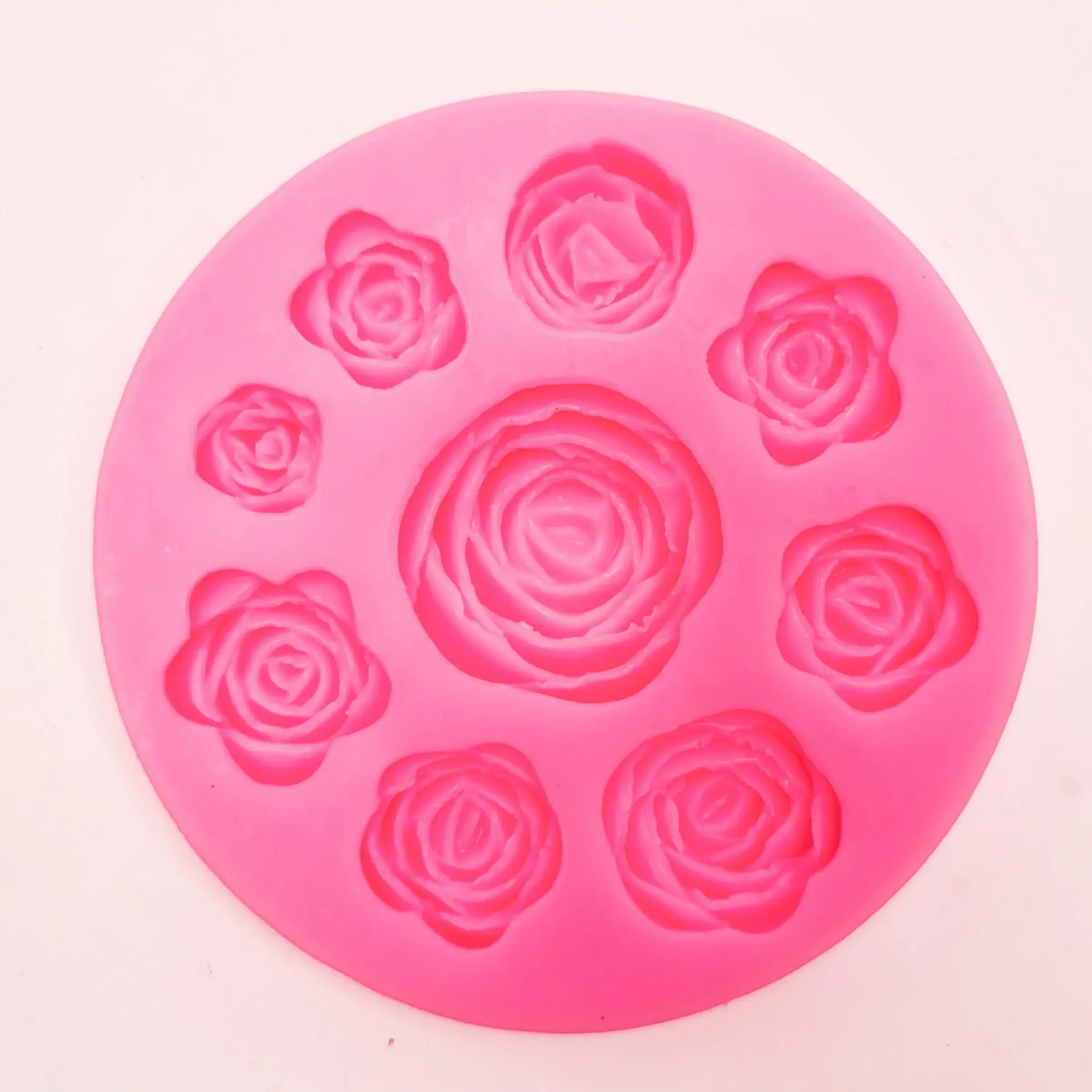 9 in 1 Rose Fondant Mold FM067