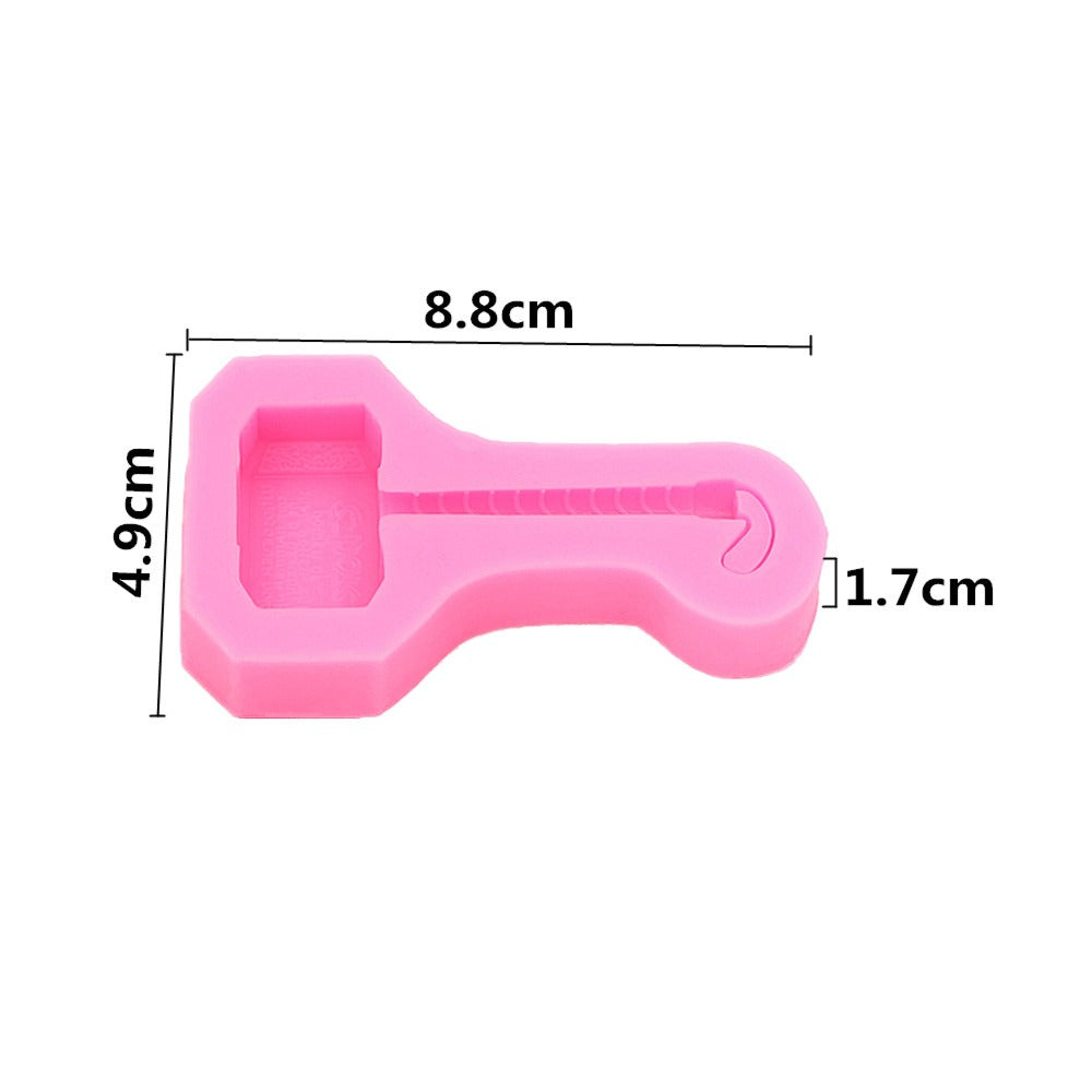 Thor Hammer Design Fondant mould FM003