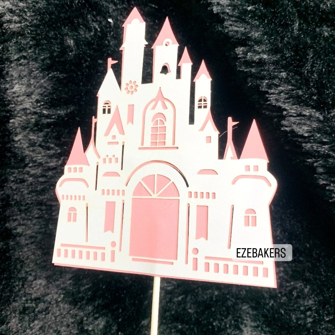 Beautiful Castle Cake Topper  TPR214