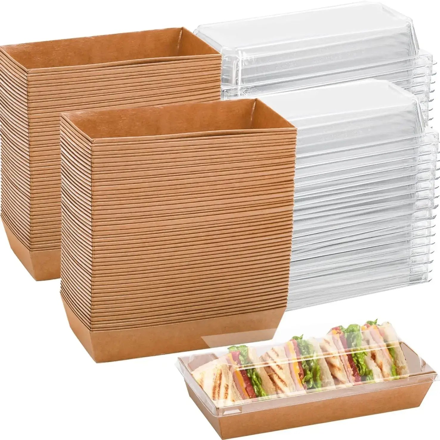 Loaf mold Liner With Lid | (Pack Of 10PCS) | CL051