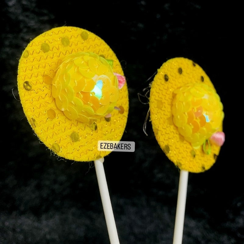 2 Piece Fancy  Cake Topper (moq - 10 Pieces) TPR090