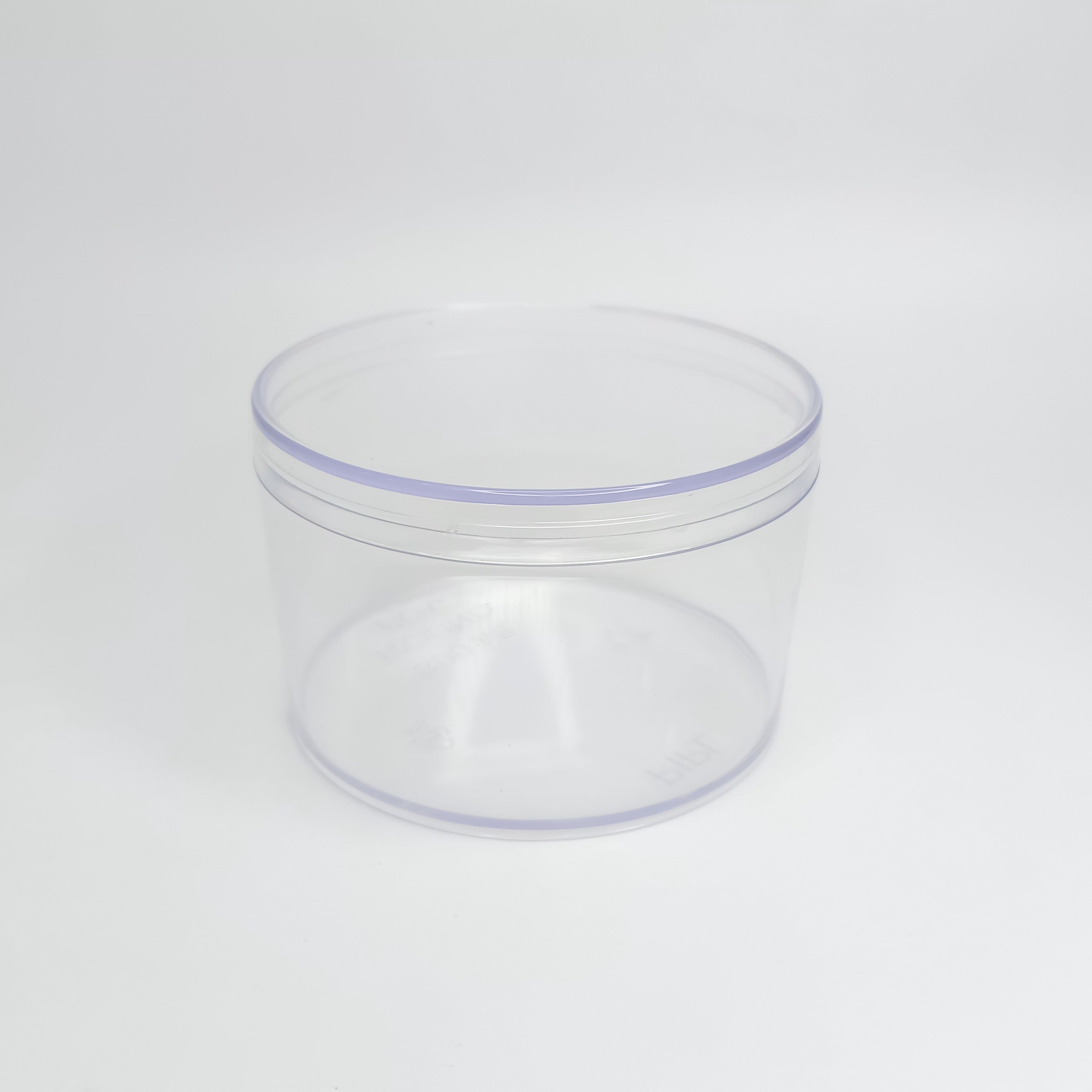 Cake Box Clear Acrylic Plastic tub BT161