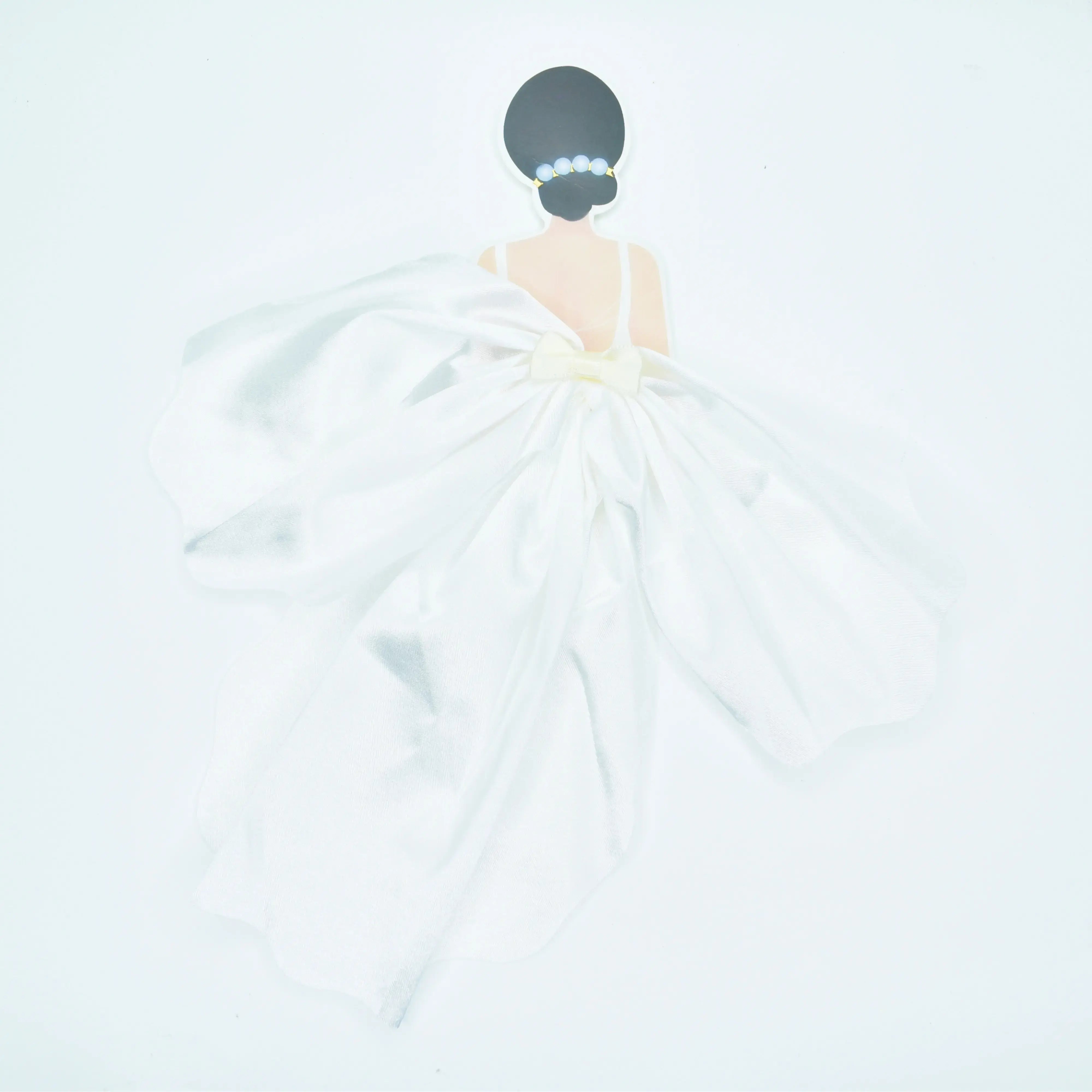 Lady with Blue Gown Cake Topper TPR160