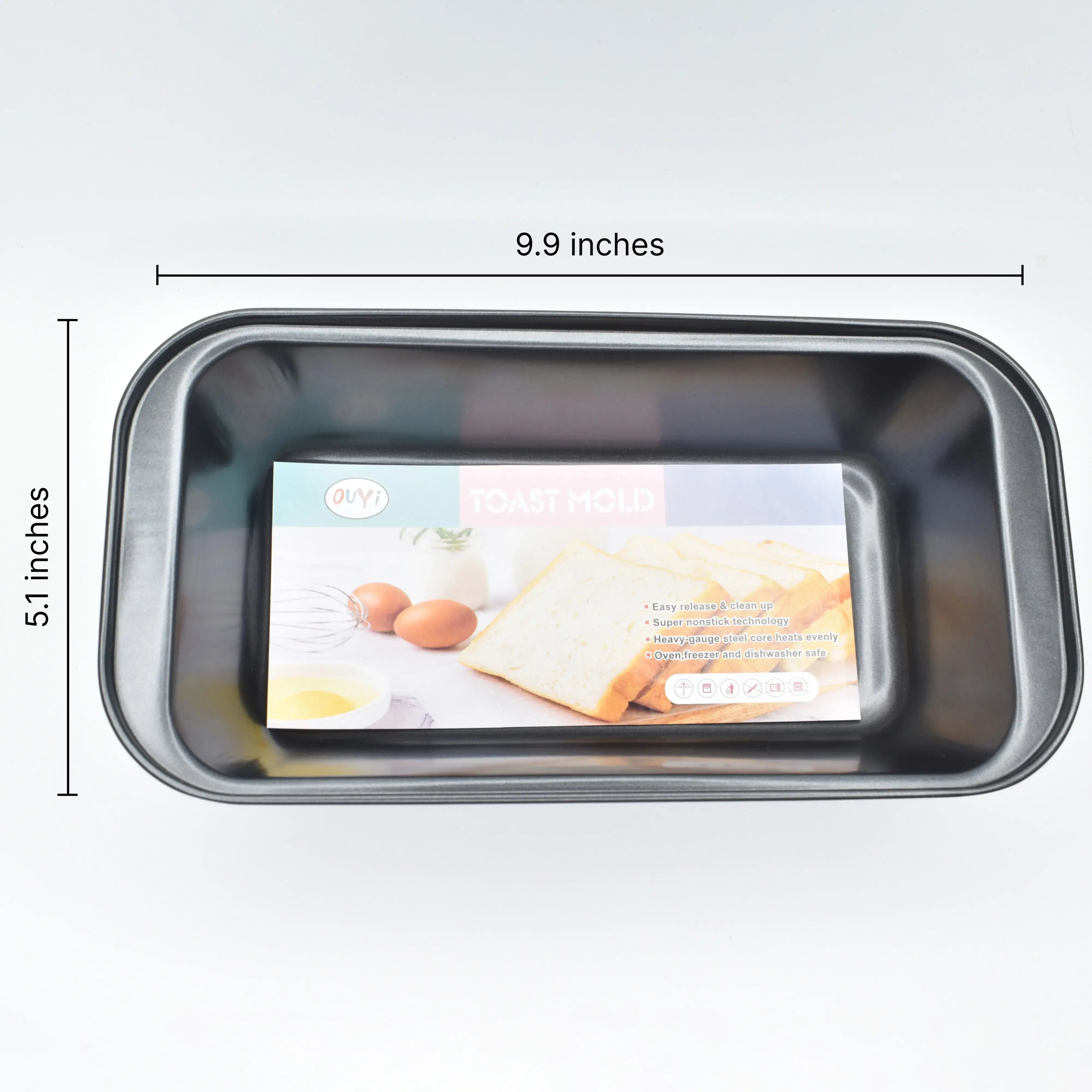 Black Loaf Mold Tin BT175