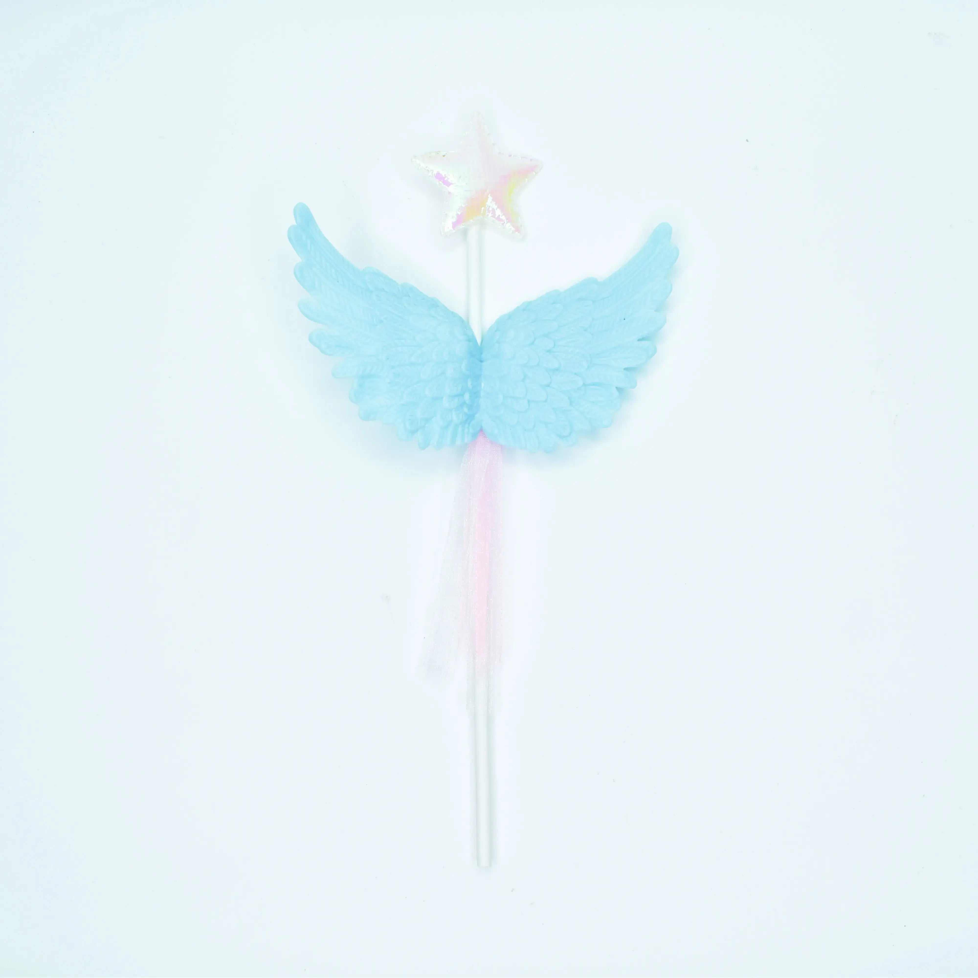 Pink Wings with Star Cake Topper TPR159
