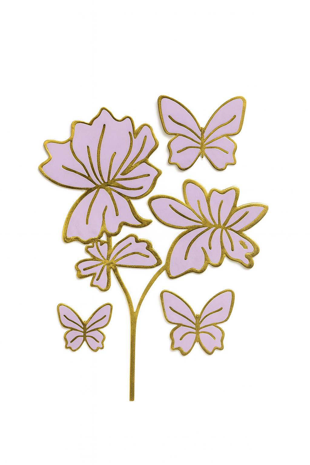 Cutout Butterfly Cake Topper TPR222