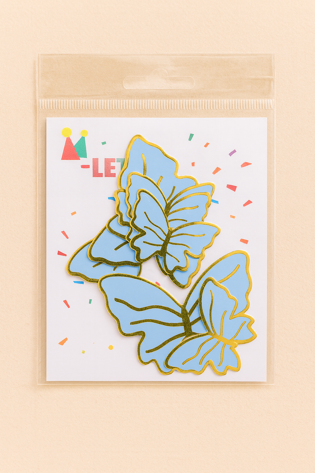 Cutout Butterfly Cake Topper TPR222