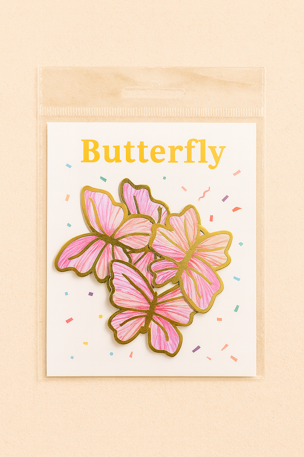 Cutout Butterfly Cake Topper TPR222