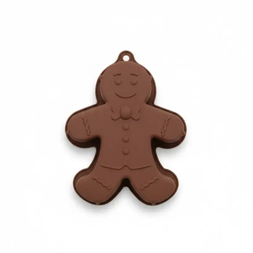 Large Silicone Gingerbread Man Cake Mold – CM235 | Single Cavity Baking Pan