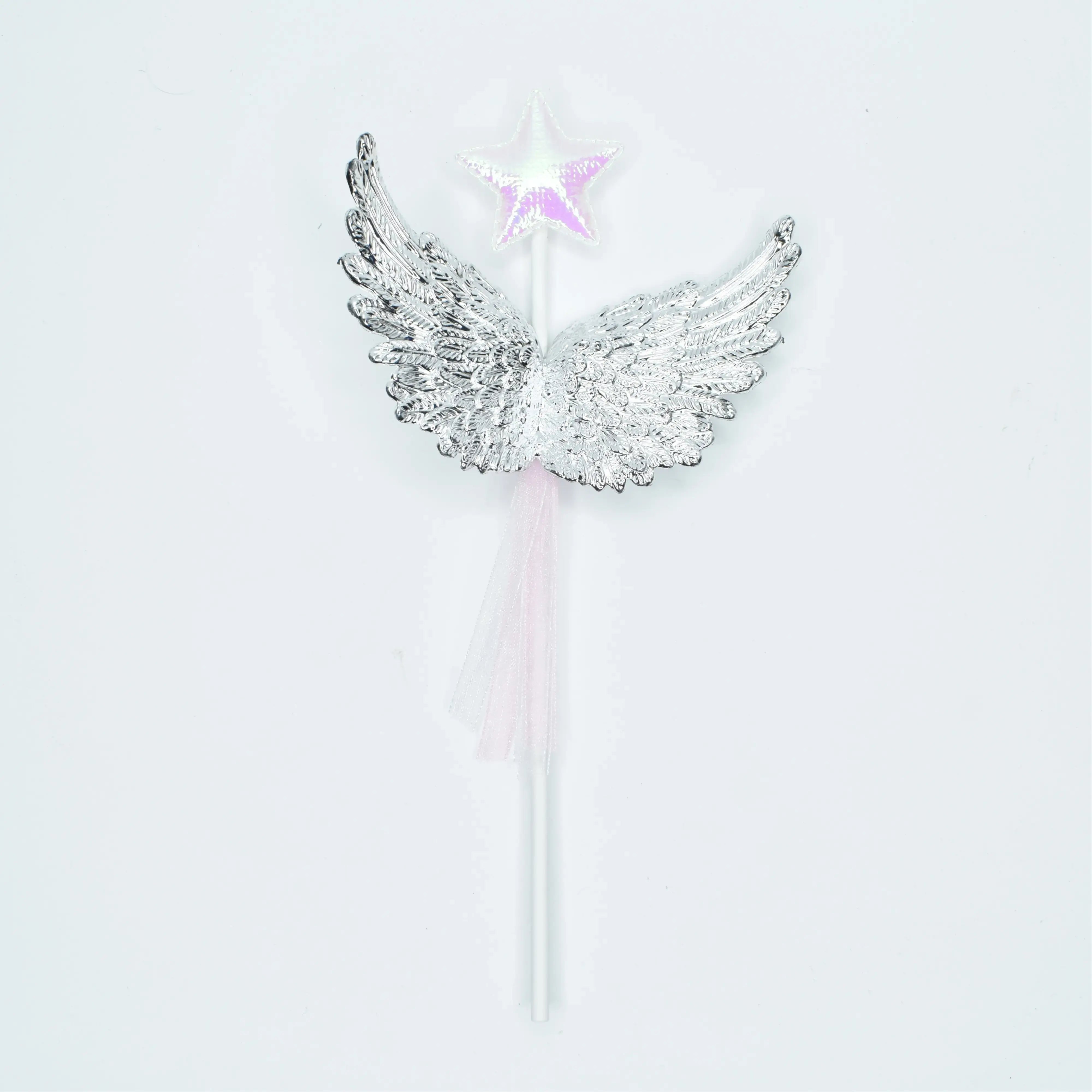 Pink Wings with Star Cake Topper TPR159