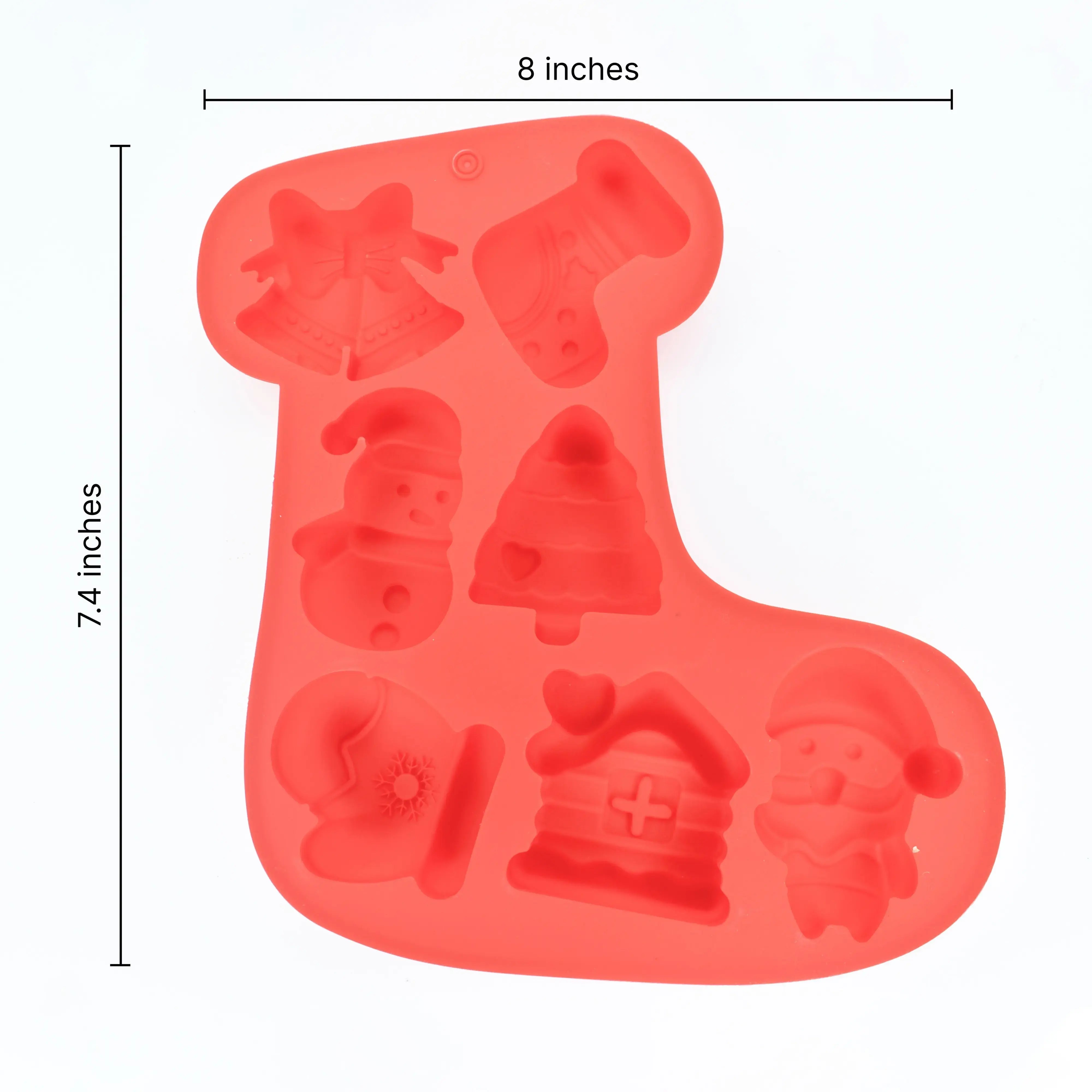 Christmas Chocolate Mold Design 2 Red CM005