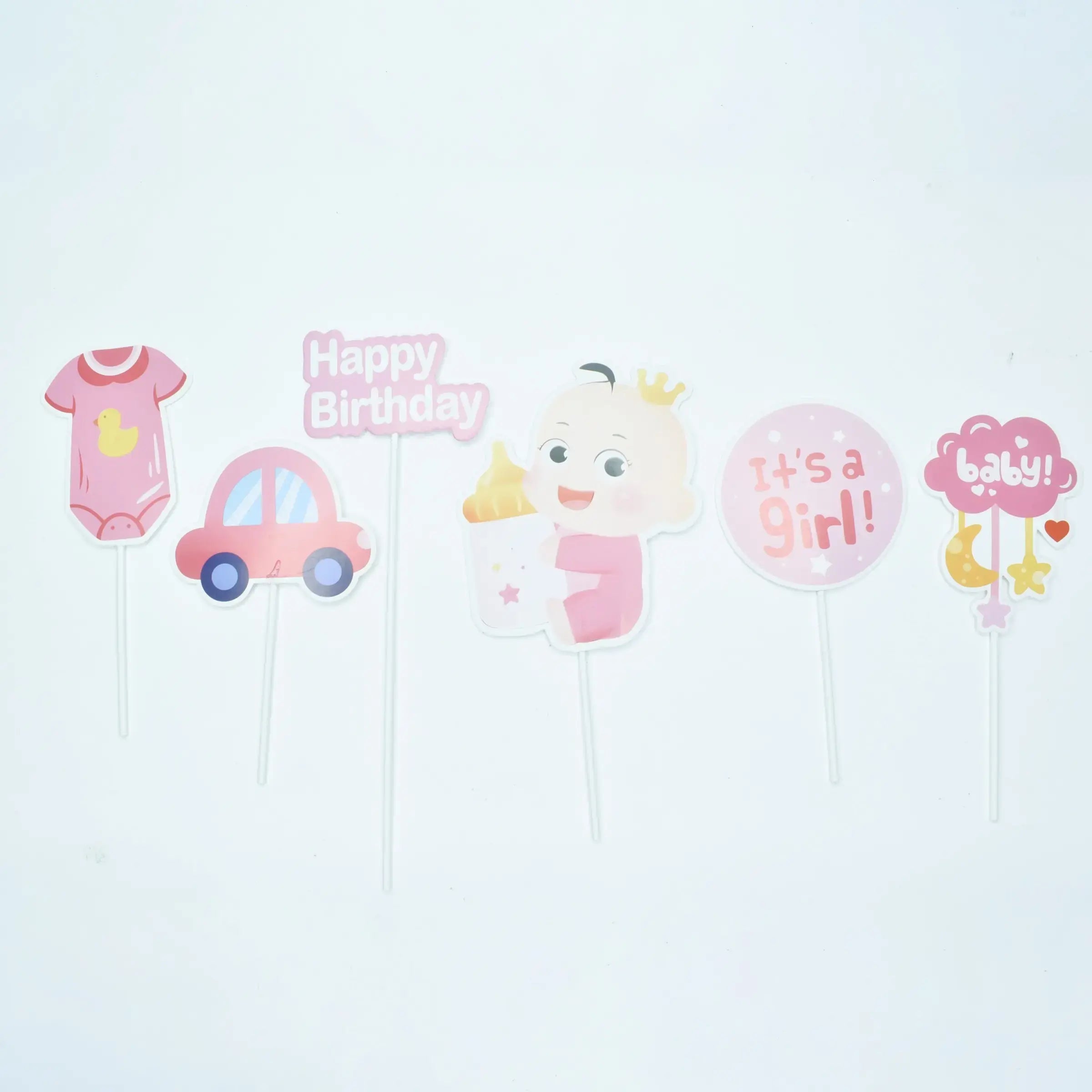 Paper Cartoon Themed Cake Topper (Multiple Designs) TPR005