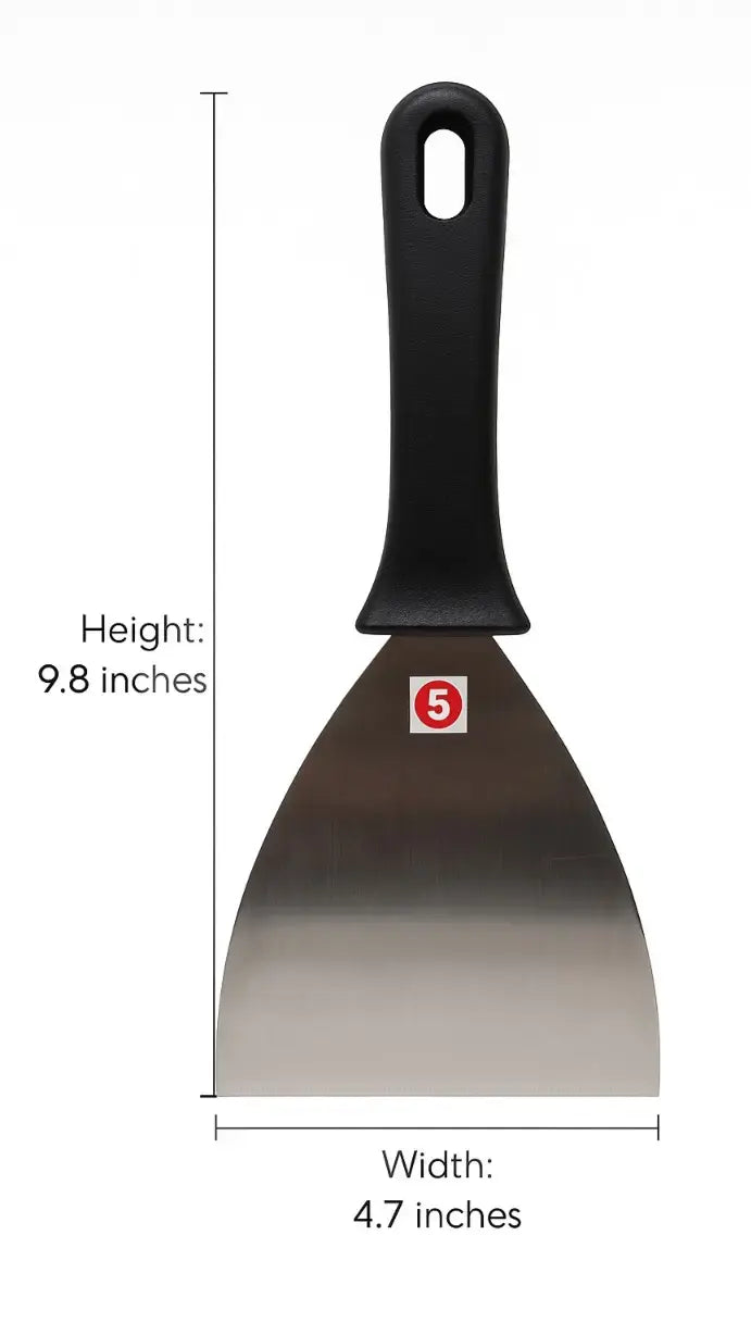 Dough Scrapers with Black Handle