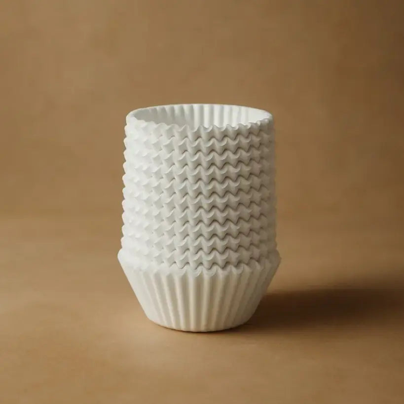 White Cupcake Liners – Plain Baking Cups (100 Pieces Per Packet) | CL027