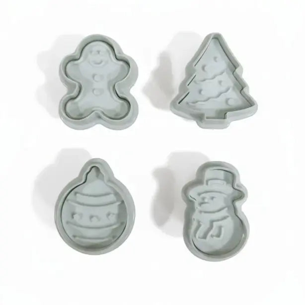 Christmas Themed Fondant & Cookie Cutter – Festive Shapes for Holiday Cake & Cookie Decorating | CT170