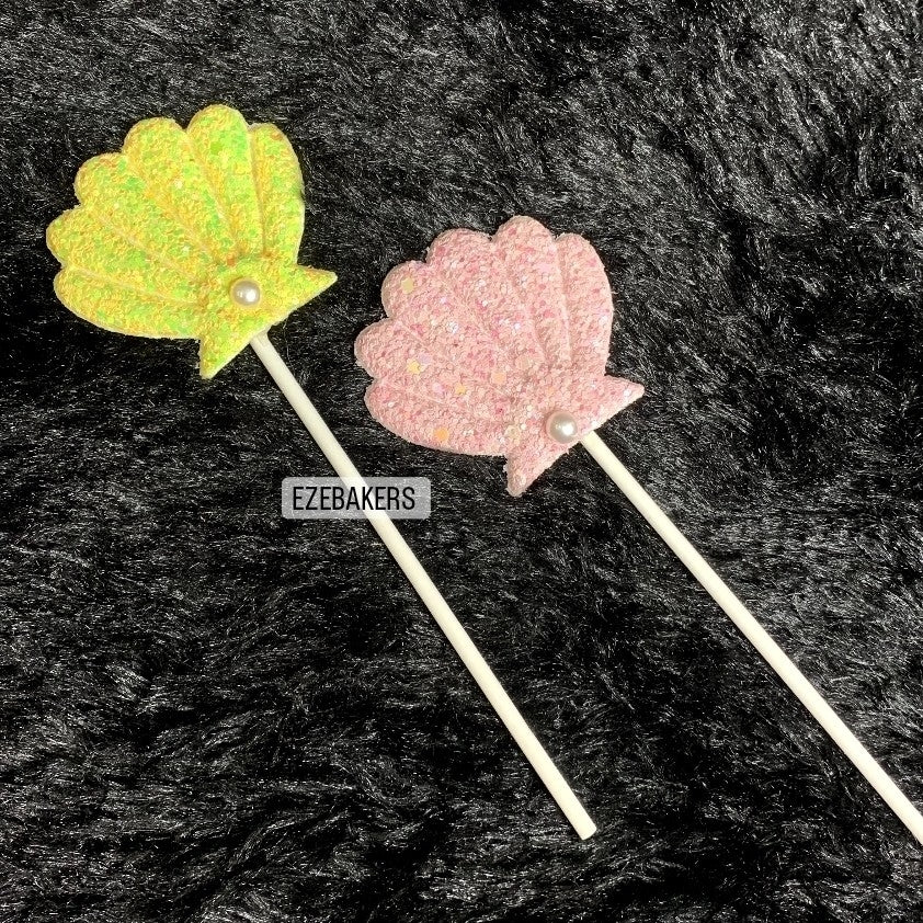 2 Piece Shell Cake Topper TPR060