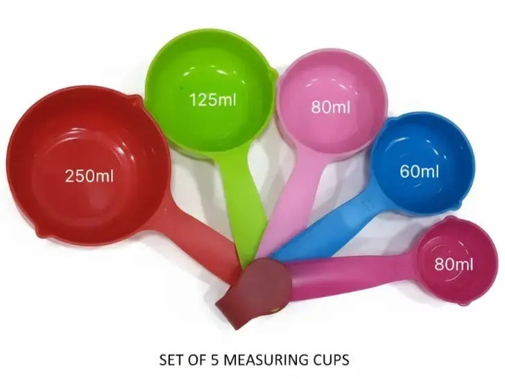 5 in 1 Measuring Cups – Versatile Measuring Tool for Baking & Cooking BT129B