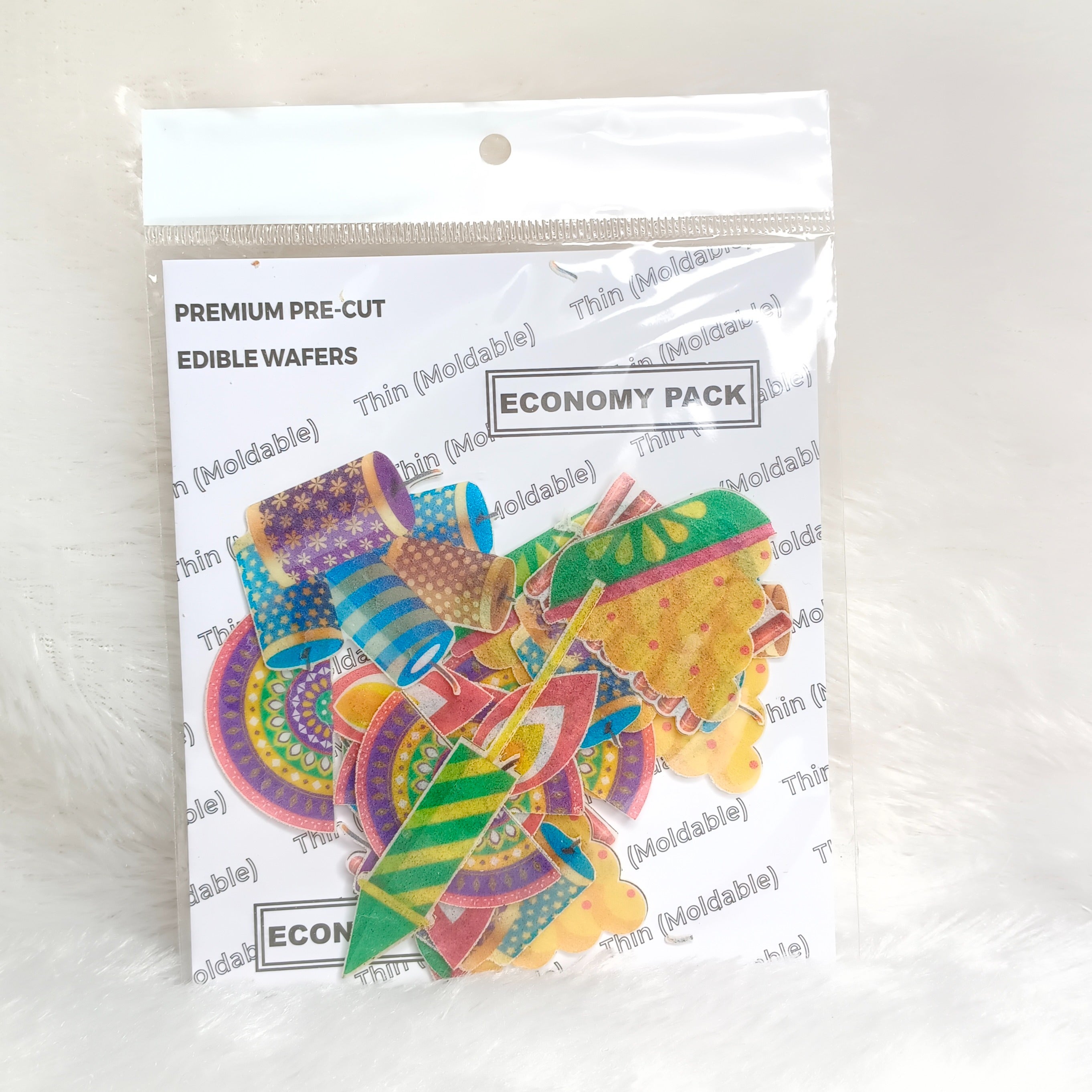 Diwali Edible Theme Topper Pre Cut Wafer Paper High Quality TPR036