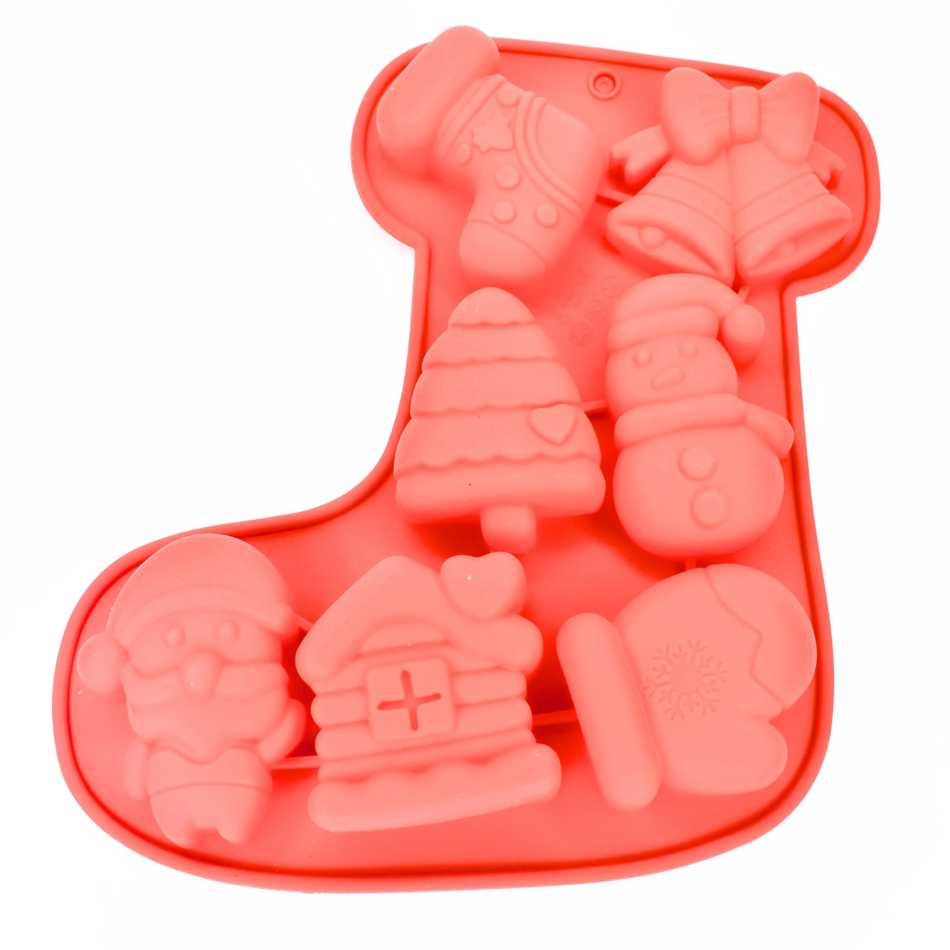 Christmas Chocolate Mold Design 2 Red CM005